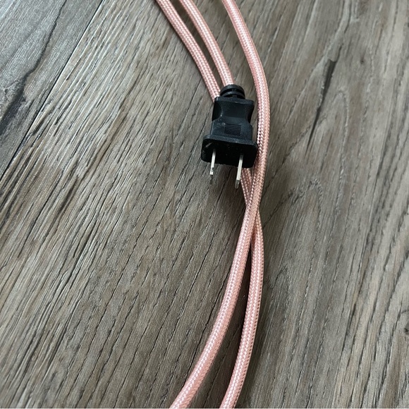 Pink Pendant Light with Black Socket - Picture 4 of 4